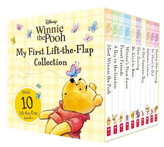 Cover image for Winnie the Pooh: My First Lift-the-Flap 10-Book Collection (Disney)
