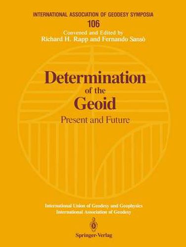 Cover image for Determination of the Geoid: Present and Future