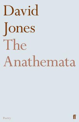Cover image for The Anathemata
