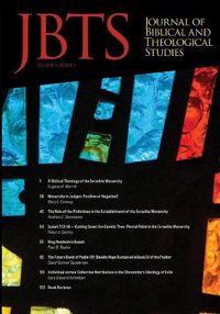 Cover image for Journal of Biblical and Theological Studies, Issue 4.1