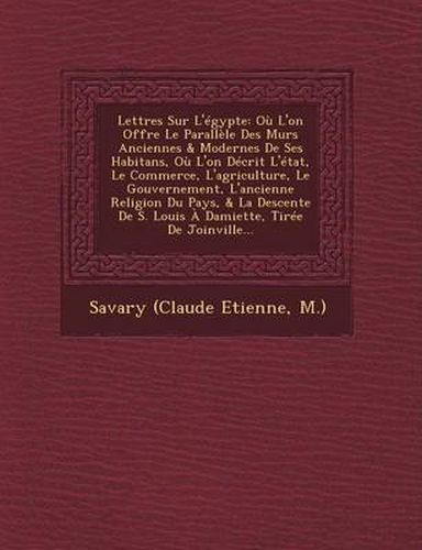 Cover image for Lettres Sur L'Egypte