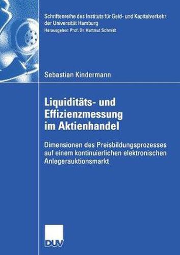 Cover image for Liquiditats- und Effizienzmessung im Aktienhandel