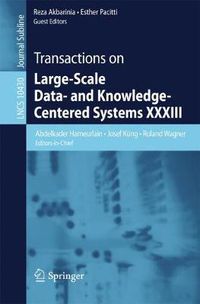 Cover image for Transactions on Large-Scale Data- and Knowledge-Centered Systems XXXIII