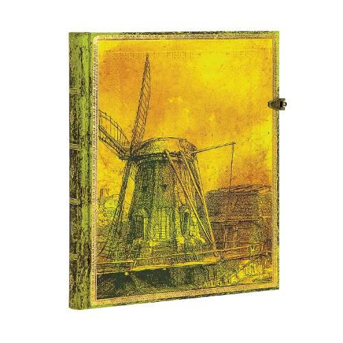 Cover image for Rembrandt's 350th Anniversary Ultra Unlined Hardcover Journal (Clasp Closure)