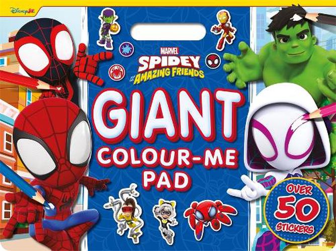 Cover image for Marvel Spidey and his Amazing Friends: Giant Colour-Me Pad