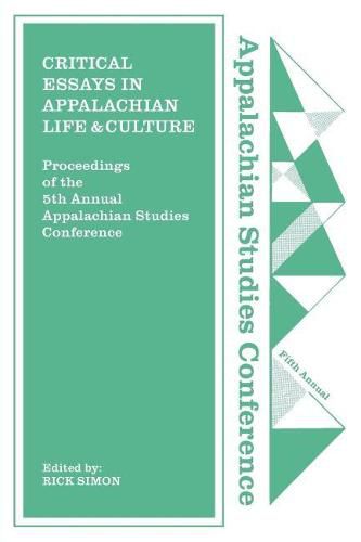 Cover image for Critical Essays in Appalachian Life and Culture