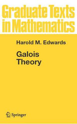 Cover image for Galois Theory