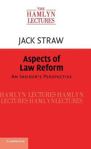 Cover image for Aspects of Law Reform: An Insider's Perspective