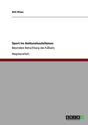 Cover image for Sport Im Nationalsozialismus