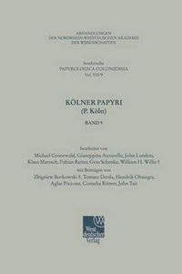 Cover image for Koelner Papyri (P. Koeln)