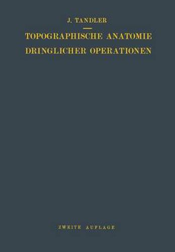 Cover image for Topographische Anatomie Dringlicher Operationen