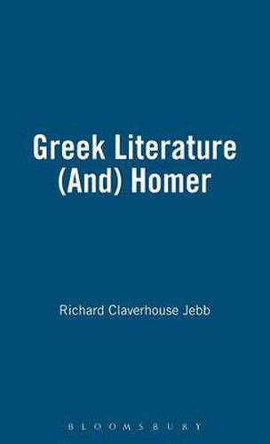 Cover image for Greek Literature (And) Homer