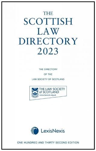 The Scottish Law Directory: The White Book 2023