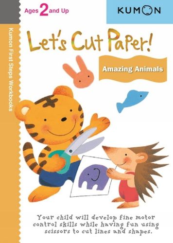 Cover image for Let's Cut Paper! Amazing Animals