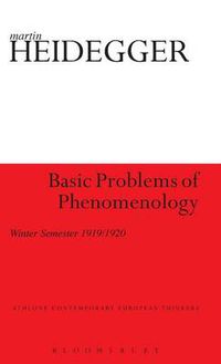 Cover image for Basic Problems of Phenomenology: Winter Semester 1919/1920