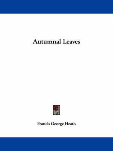 Cover image for Autumnal Leaves