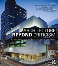 Cover image for Architecture Beyond Criticism: Expert Judgment and Performance Evaluation