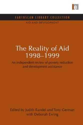 The Reality of Aid 1998-1999: An independent review of poverty reduction and development assistance