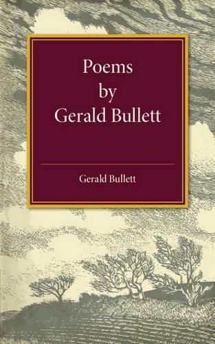 Cover image for Poems by Gerald Bullett