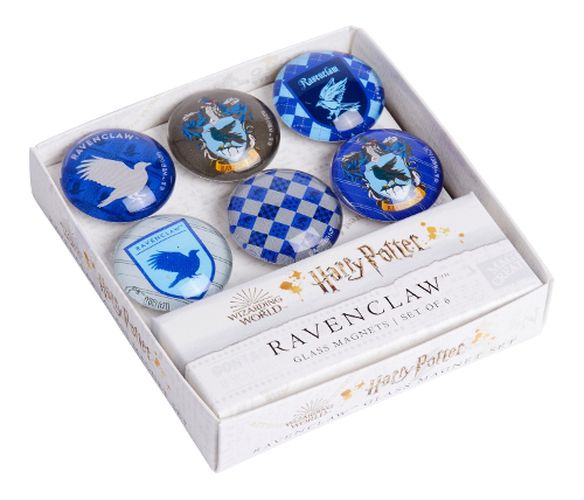 Cover image for Harry Potter: Ravenclaw Glass Magnet Set: Set of 6