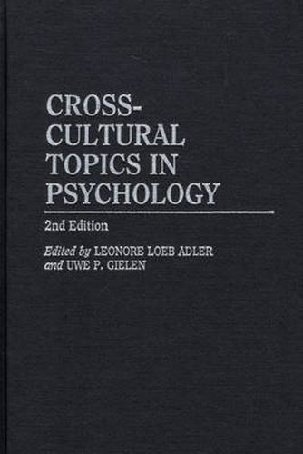 Cover image for Cross-Cultural Topics in Psychology, 2nd Edition