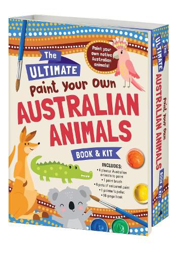 Paint Your Own Australian Animals Book & Kit