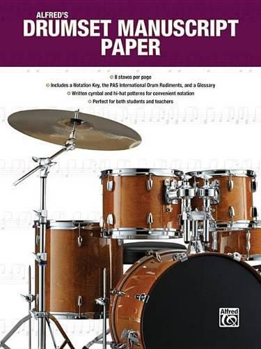 Cover image for Alfreds Drum Manuscript Paper