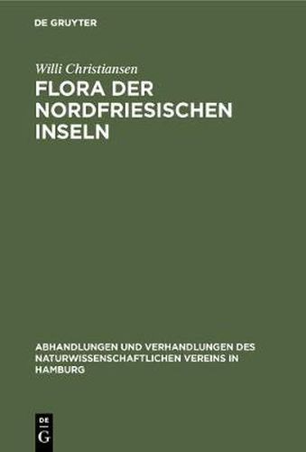 Cover image for Flora der Nordfriesischen Inseln