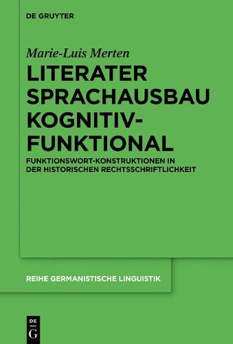 Cover image for Literater Sprachausbau kognitiv-funktional