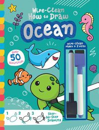 Cover image for Wipe-Clean How to Draw Ocean