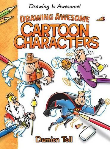 Cover image for Drawing Awesome Cartoon Characters