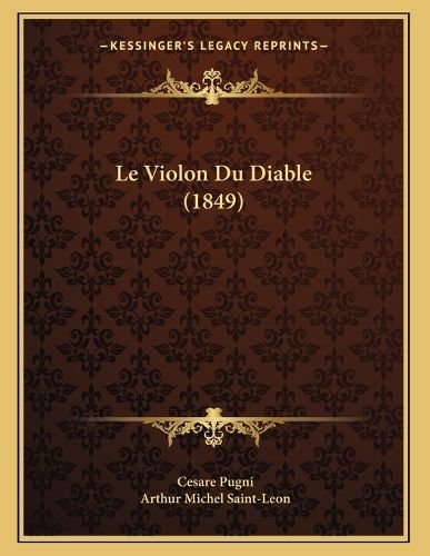 Cover image for Le Violon Du Diable (1849)