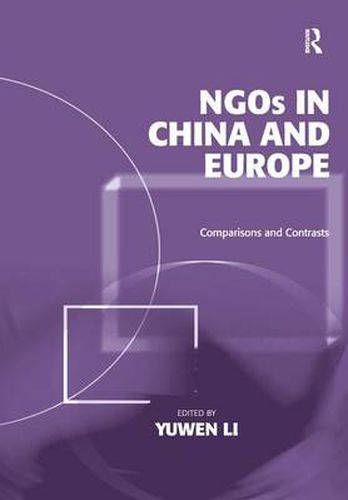 Cover image for NGOs in China and Europe: Comparisons and Contrasts