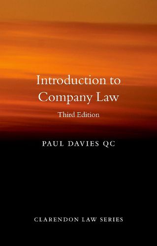 Cover image for Introduction to Company Law