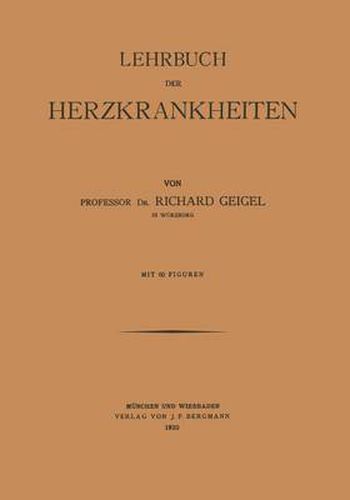 Lehrbuch Der Herzkrankheiten