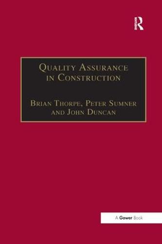 Cover image for Quality Assurance in Construction