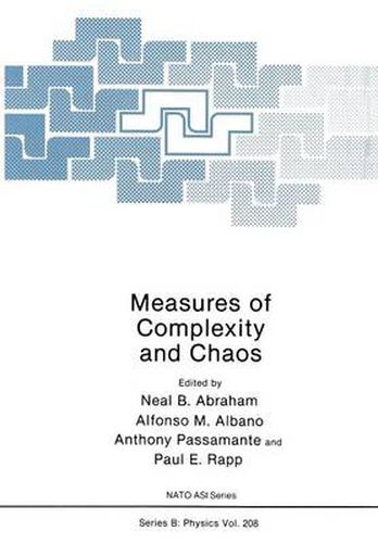 Cover image for Measures of Complexity and Chaos