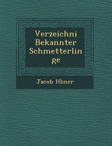 Verzeichni Bekannter Schmetterlinge