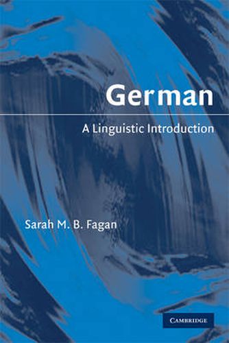 Cover image for German: A Linguistic Introduction