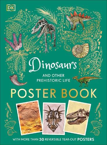 Cover image for Dinosaurs and Other Prehistoric Life Poster Book