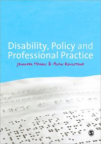 Cover image for Disability, Policy and Professional Practice