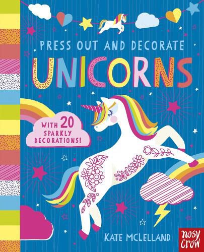 Cover image for Press Out and Decorate: Unicorns