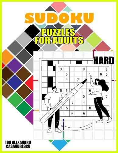 Cover image for Sudoku Puzzles for Adults Hard