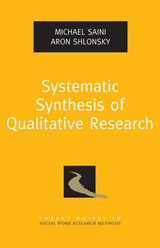 Cover image for Systematic Synthesis of Qualitative Research