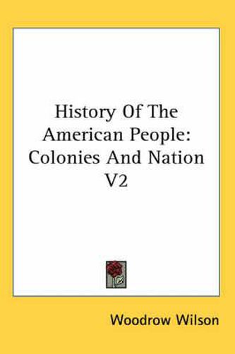 Cover image for History of the American People: Colonies and Nation V2