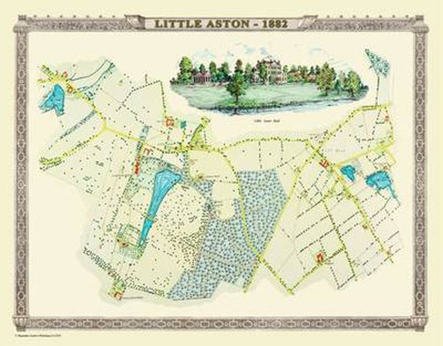 Cover image for Print of Map of Little Aston 1887