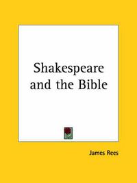 Cover image for Shakespeare and the Bible (1876)