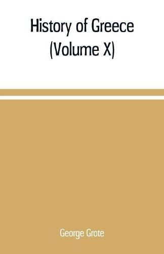 Cover image for History of Greece (Volume X)