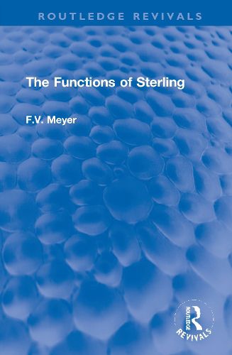Cover image for The Functions of Sterling