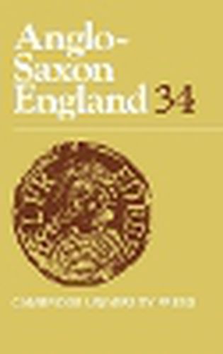 Cover image for Anglo-Saxon England: Volume 34